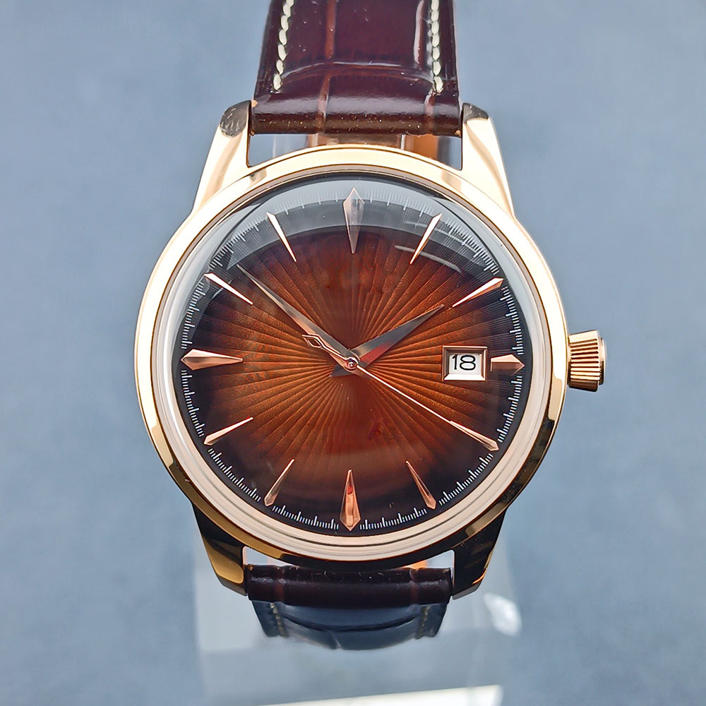 Seiko Watch Presage - 40mm 316L 스테인리스 스틸 아크릴 글래스