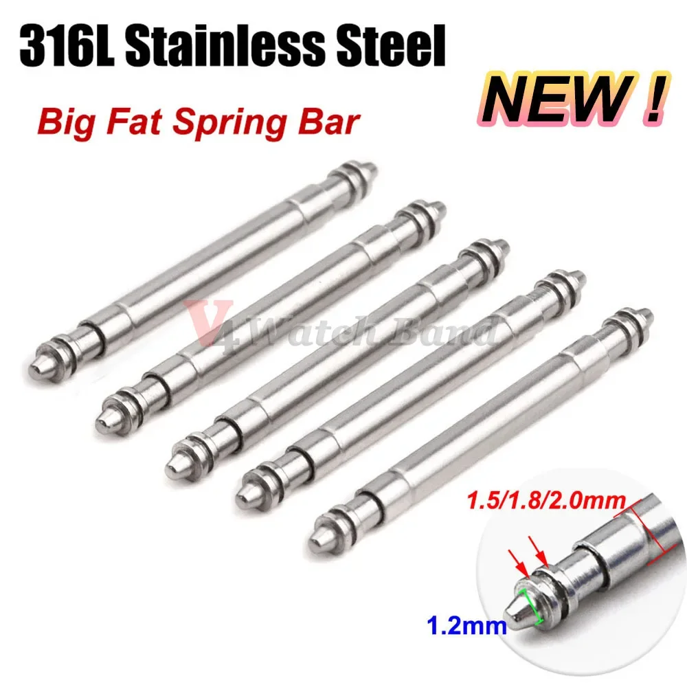 Spring Bar Tool Set - 316L 스테인레스 스틸 큰 지방 시계
