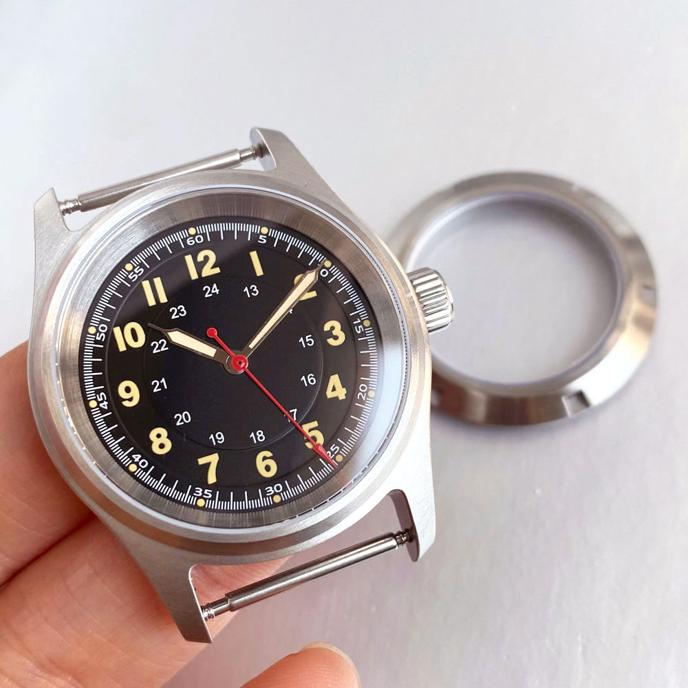 Seiko Watch 5 Sports - 다이버 36mm 파일럿 시계 케이스 20ATM