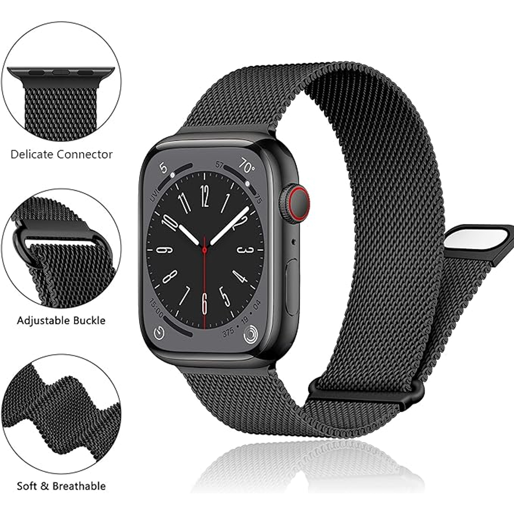Apple 시계 밴드 용 마그네틱 스트랩 10 9 8  - Milanese Loop Magnetic 리뷰 및 가격