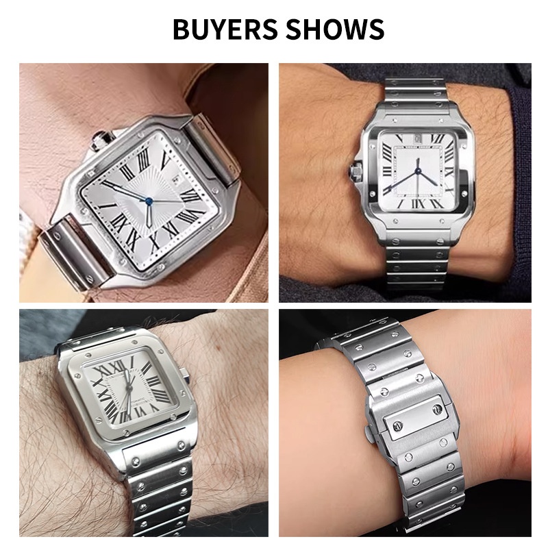 까르띠에 산토스 100 시계 밴드 교체용 23mm 고품 - Cartier Watch Santos 리뷰 및 가격