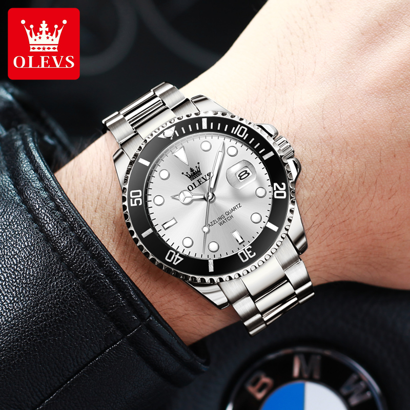 OLEVS 5885 비즈니스 남성 시계 다이빙 쿼츠 시 - Rolex Watch Datejust 리뷰 및 가격