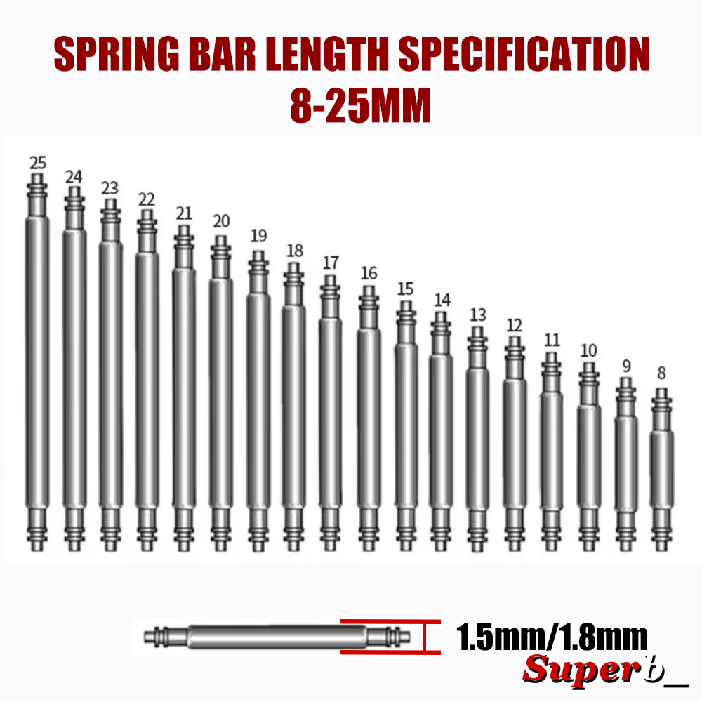 360pcs 직경 1.3mm/1.5mm/1.8mm 스테 - Spring Bar Tool Set 리뷰 및 가격