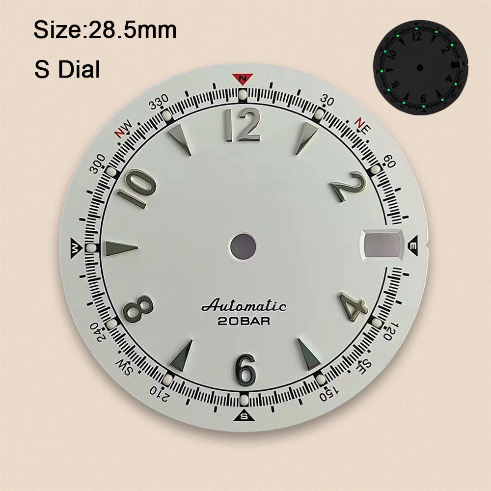 NH35 NH36 무브먼트용 NH35 다이얼 S 로고  - Seiko Watch 5 Sports 리뷰 및 가격