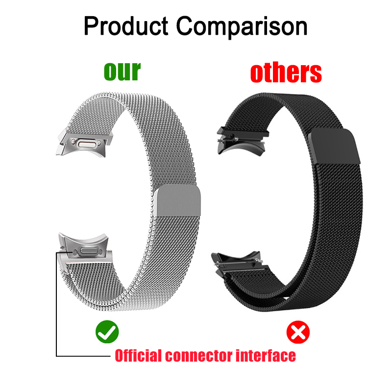 삼성 갤럭시 워치용 밀라노 루프 스트랩 메탈 팔찌, 갤 - Milanese Loop Magnetic 리뷰 및 가격