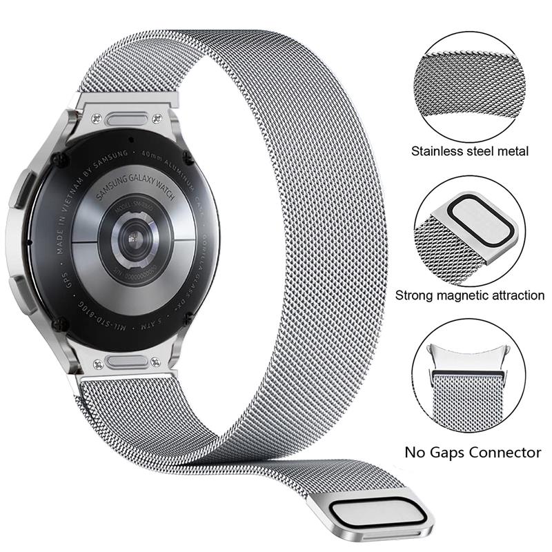 삼성 갤럭시 워치용 밀라노 루프 스트랩 메탈 팔찌, 갤 - Milanese Loop Magnetic 리뷰 및 가격