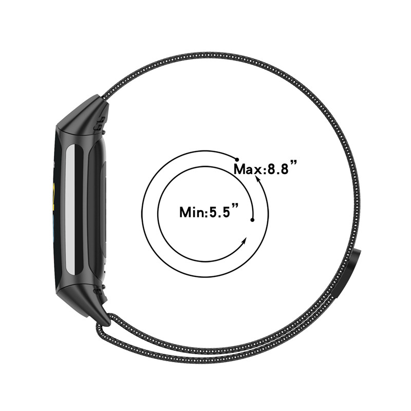 Fitbit Charge 5 6 용 금속 밴드 Fit  - Milanese Loop Magnetic 리뷰 및 가격