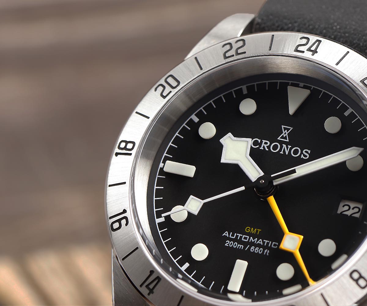 Cronos 빈티지 GMT 39mm NH34 자동식 남 - Tropic Strap Vintage 리뷰 및 가격